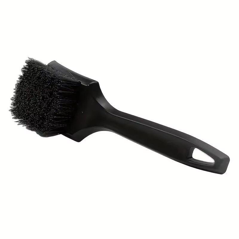 Motorcycle Tire Rim Brush Wheel Hub Cleaning Brushes Motorcycle Wheels Detailing Accessories Black White Tire Washing Tool