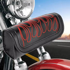 Motorcycle Saddlebags Tool Bag Retro Motorcycle Front Fork Handlebar Bag Tool Side Pack Saddlebags Black Handlebar Bag