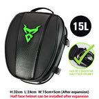 Waterproof Motorcycle Tail Bag Multifunction Motorcycle Rear Seat Bag High Capacity Motorcycle Bag Rider Backpack